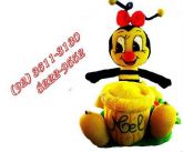 Abelhinha com pote de mel